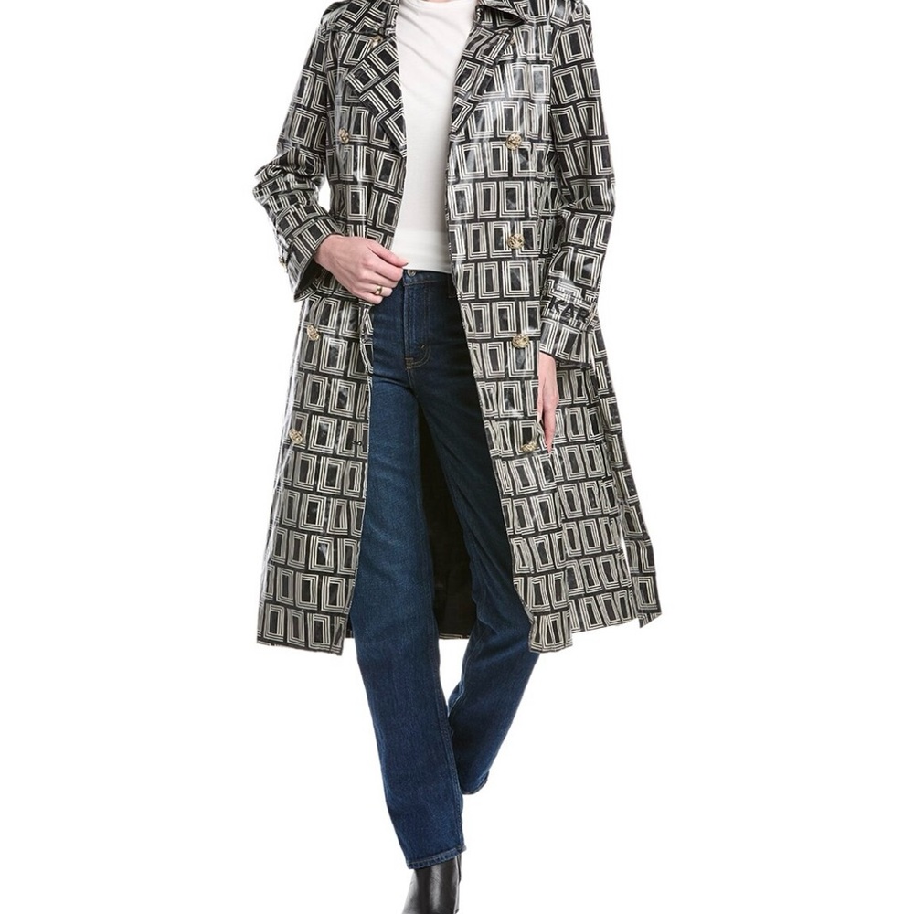Karl Lagerfeld Paris Double L Trench Coat